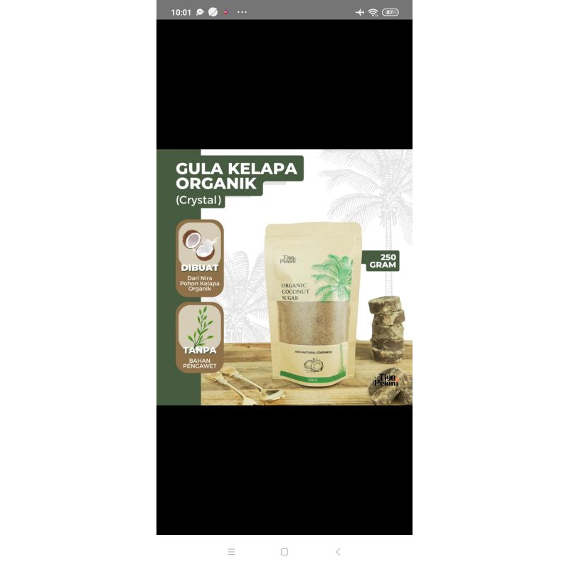 

Gula kelapa organik 250gr