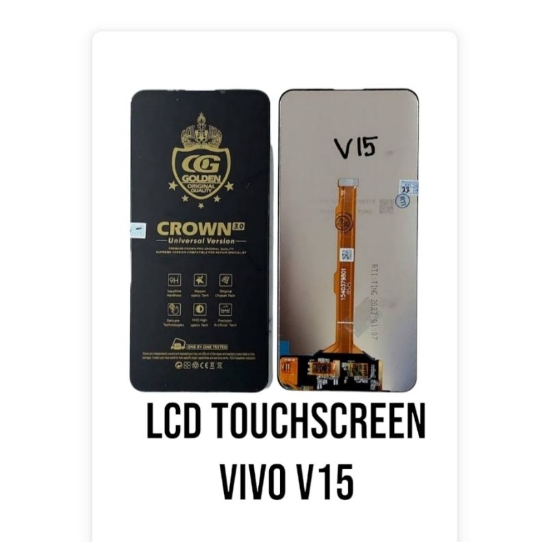 LCD TOUCHSCREEN VIVO V15 BLACK ORIGINAL SUPER 100%