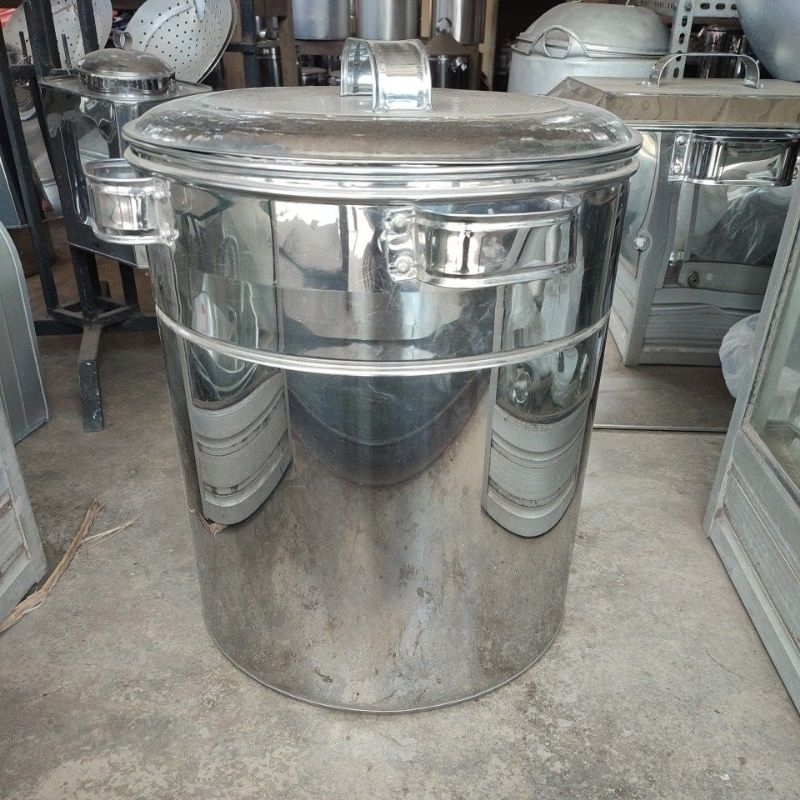 dandang bakso ukuran diameter 32 tinggi 40 sekat 3
