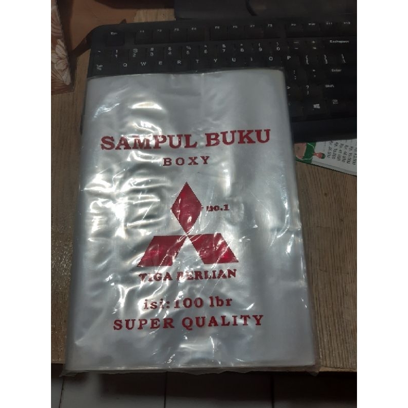 

TIGA BERLIAN Sampul buku plastik boxy 100 lembar