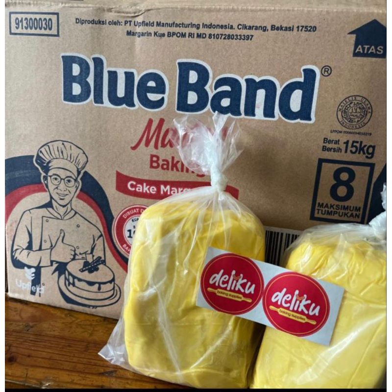 

Blue band repack 500gr cake margarine baking