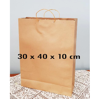 

Paper Bag Coklat 30x40x10