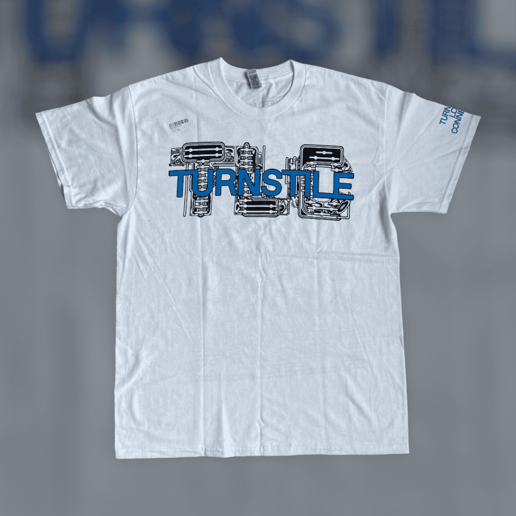 Kaos band official Turnstile - TLC Boom white original t-shirt