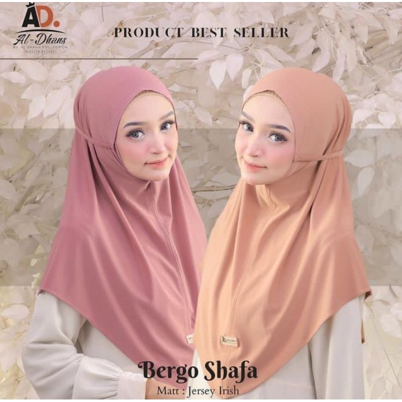 Jilbab Instan No Pad Bergo Shafa ORIGINAL AL - DHANS