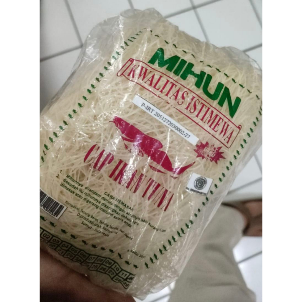 

Mie Bihun Cap Ikan Tuna Kemasan 1 bks