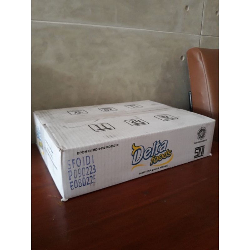 

Expired 2025 Tuna Deltafoods 165 gram per Karton