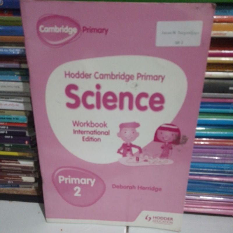 Buku hodder cambridge primary science 2 workbook