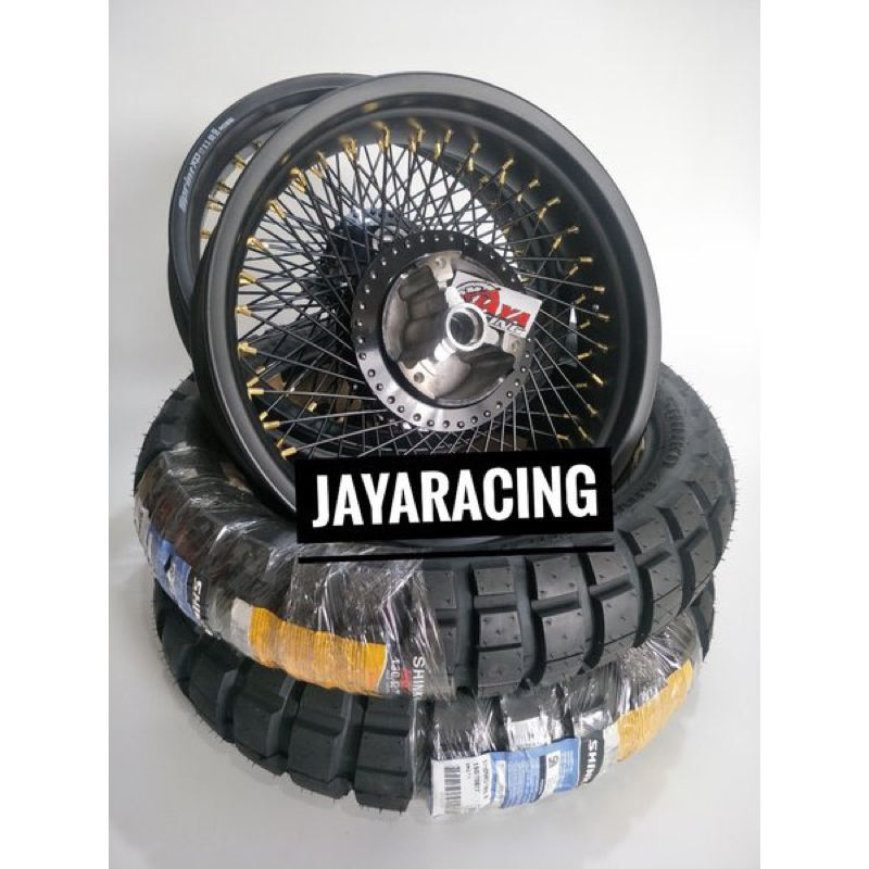 Velg custom 17 450 300 XSR 155 Ban Shinko big block