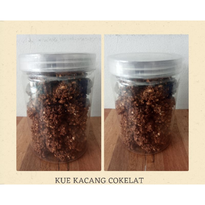 

kue kacang coklat