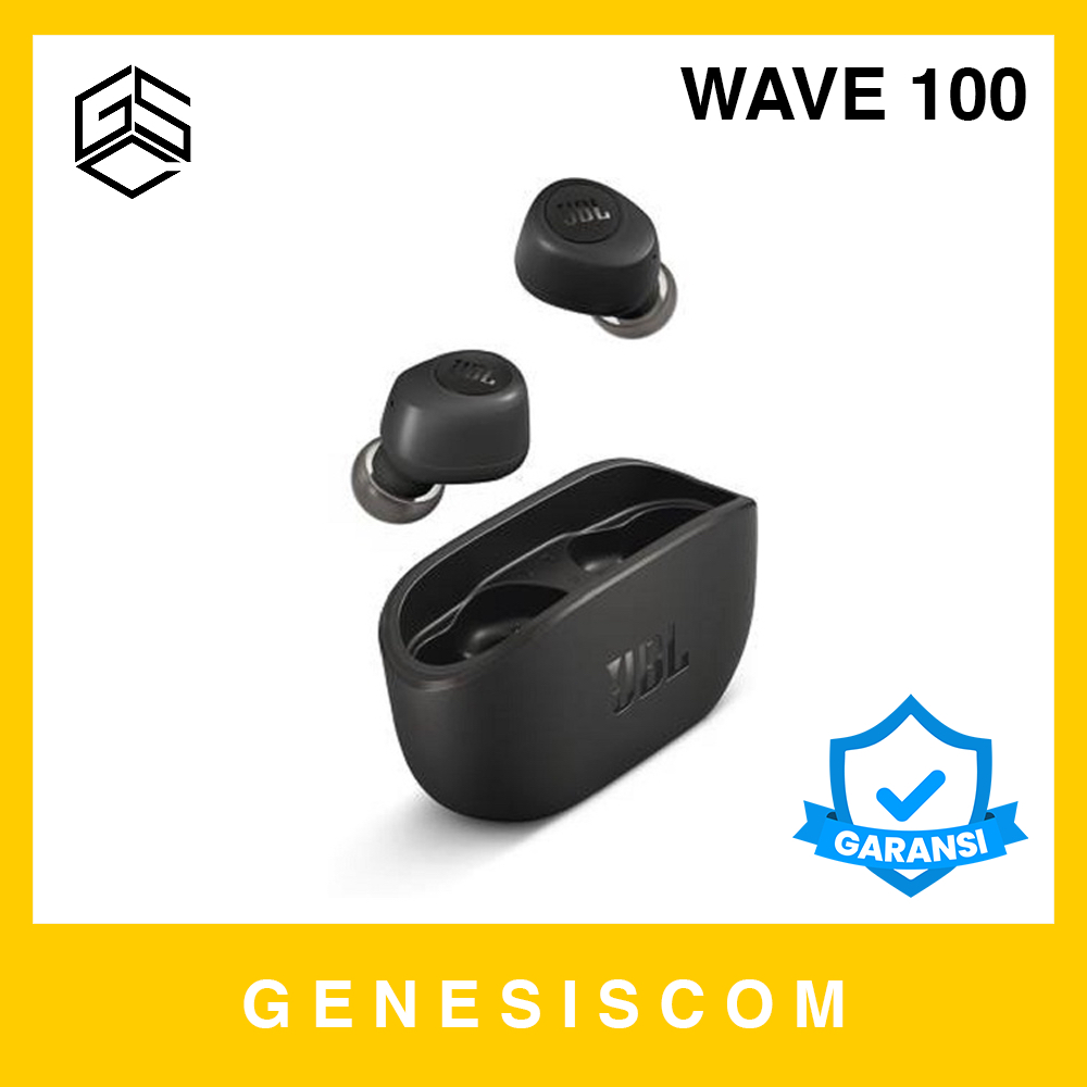 Earphone Bluetooth JBL Wave 100 TWS / 100TWS Wireless Earpods Earbuds Handsfree Headset ORIGINAL