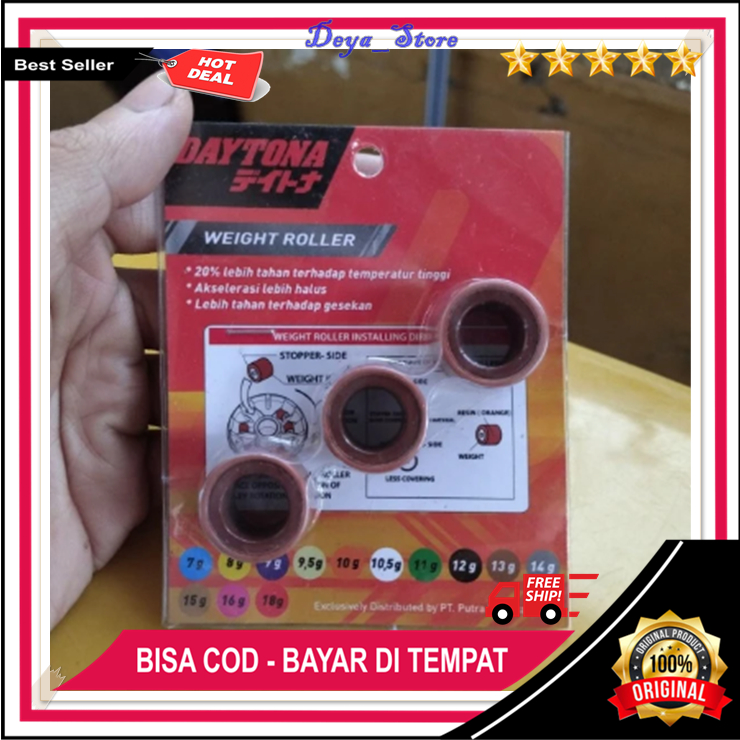 Skywave Roller Daytona Honda Vario 125 150 Ori Roller Daytona Pcx Skydrive Racing 13 Gram Original