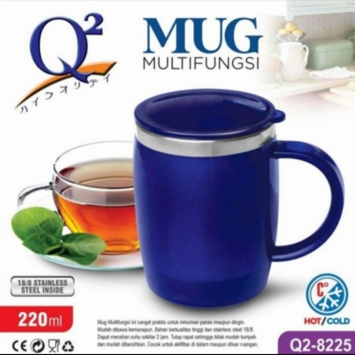 [HOME MART] Mug Multifungsi Q2-8255 Mug Untuk Air Panas & Air Dingin Mug Multifungsi Q2 8255 Mug