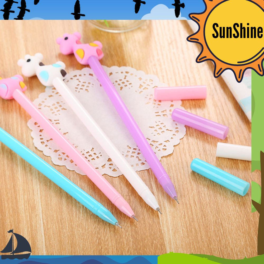 

✨ Sunshine Fancy ✨ SELUSIN / 12 Pcs Pulpen Giraffe / Jerapah Imut S0083