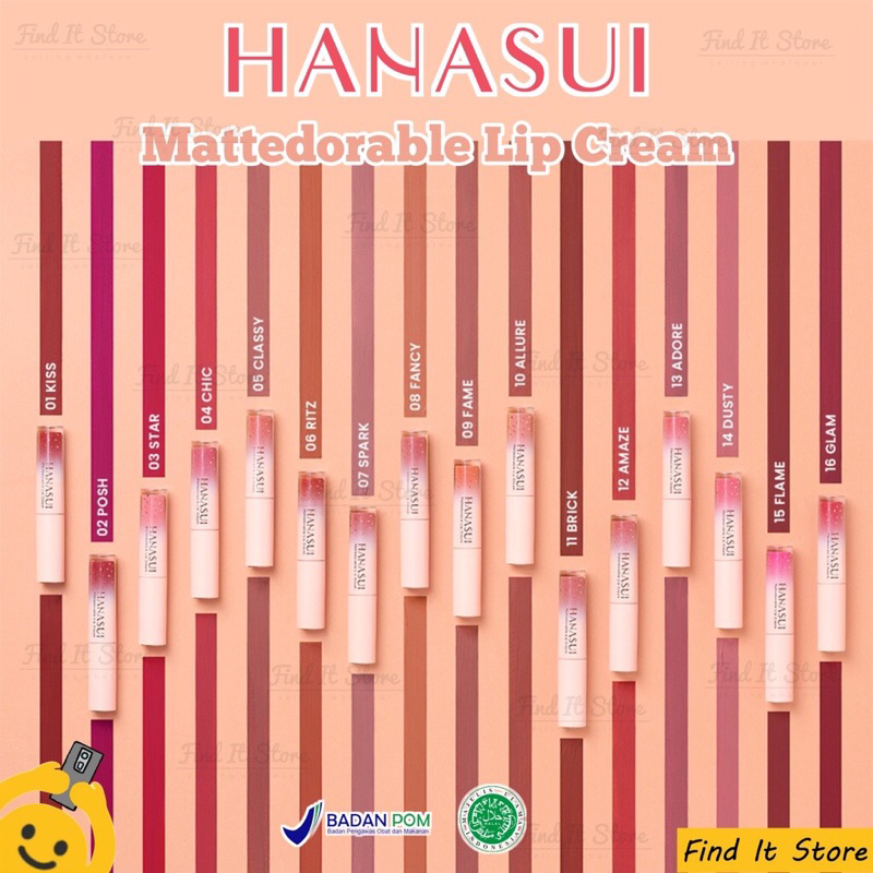 TERMURAH Hanasui Lip Cream Boba Edition ORIGINAL