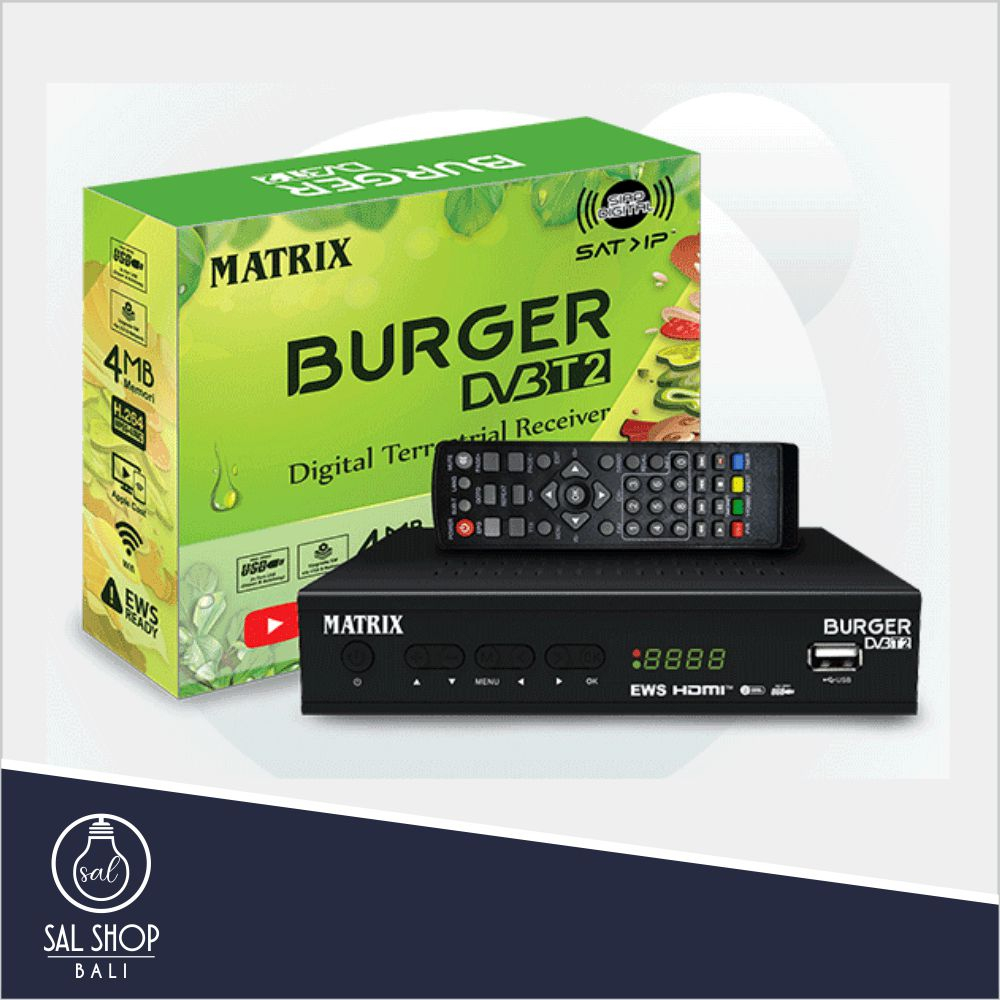 Set Top Box TV Digital Matrix Burger