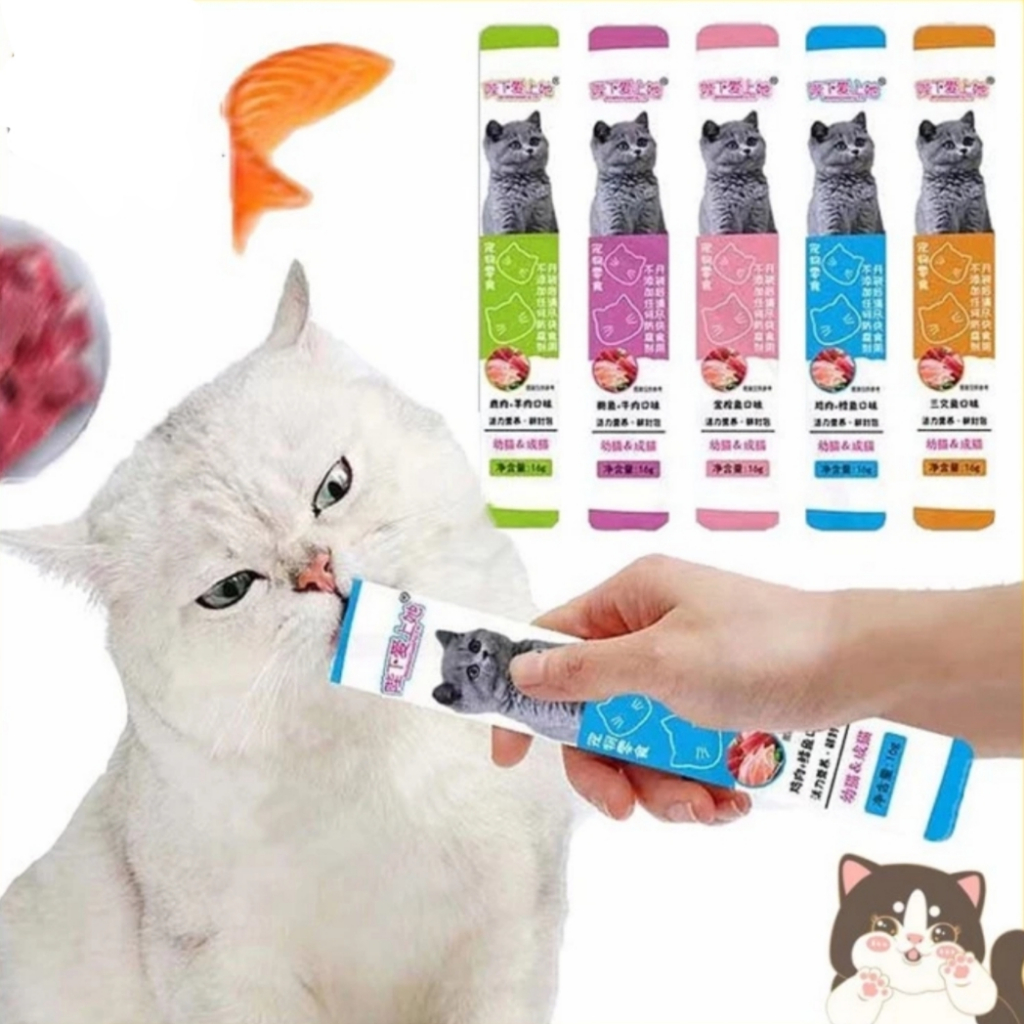 Cemilan kucing/Snack Kucing/ cat strip