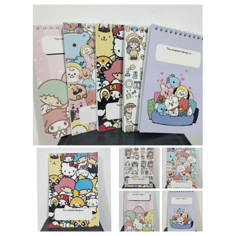 

Notes Buku Catatan Kecil Sanrio BTS Custom Foto Sendiri