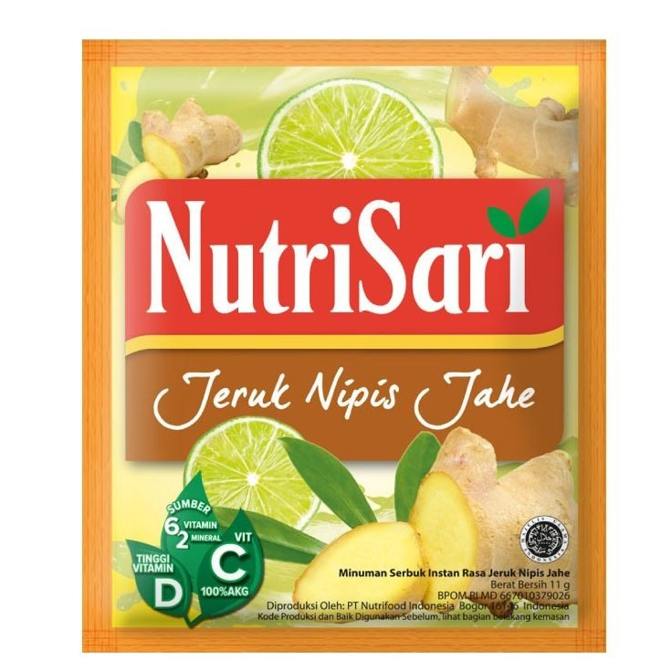 Nutrisari 10 SACHET X 11 gr JERUK NIPIS JAHE