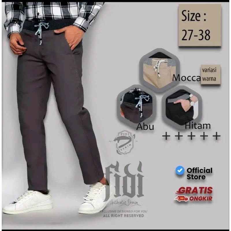 Celana Chinos Rip Panjang Celana Pria Kolor Panjang Celana Panjang Pria Kolor Premium Celana Chino P