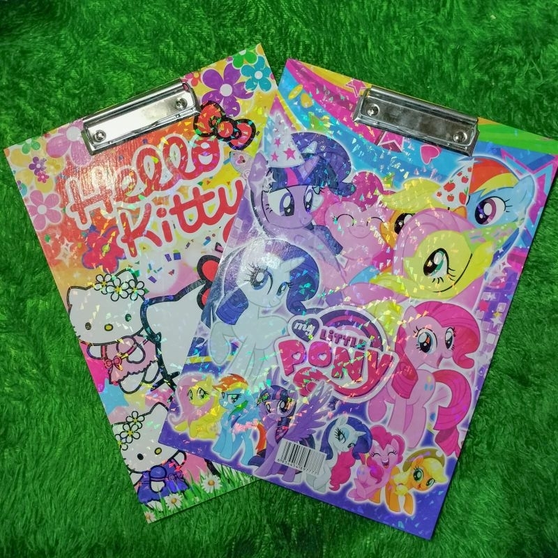 

Clipboard Holo Fancy B/B ,Papan ujian karakter 2 muka,Alas ujian