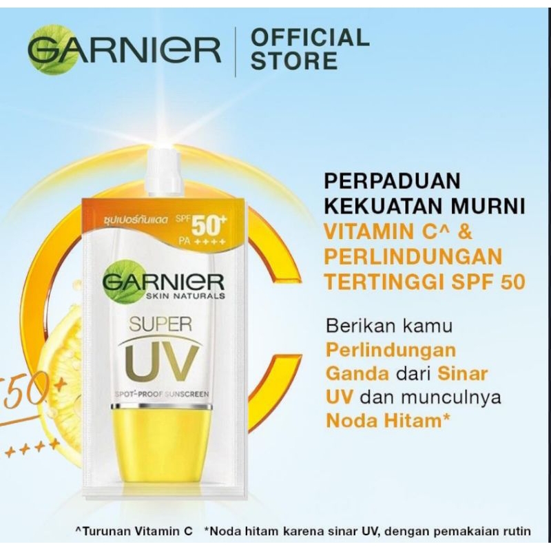 GARNIER Super UV Spot Proof Sunscreen SPF 50+ PA+++ Matte 7ml SACHET