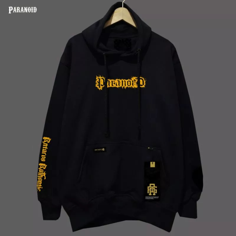 Hoodie Sweatshirt Hitam Terbaru Pria Wanita Distro Original Bahan Tebal & Lembut 100% Fleece Jaket H