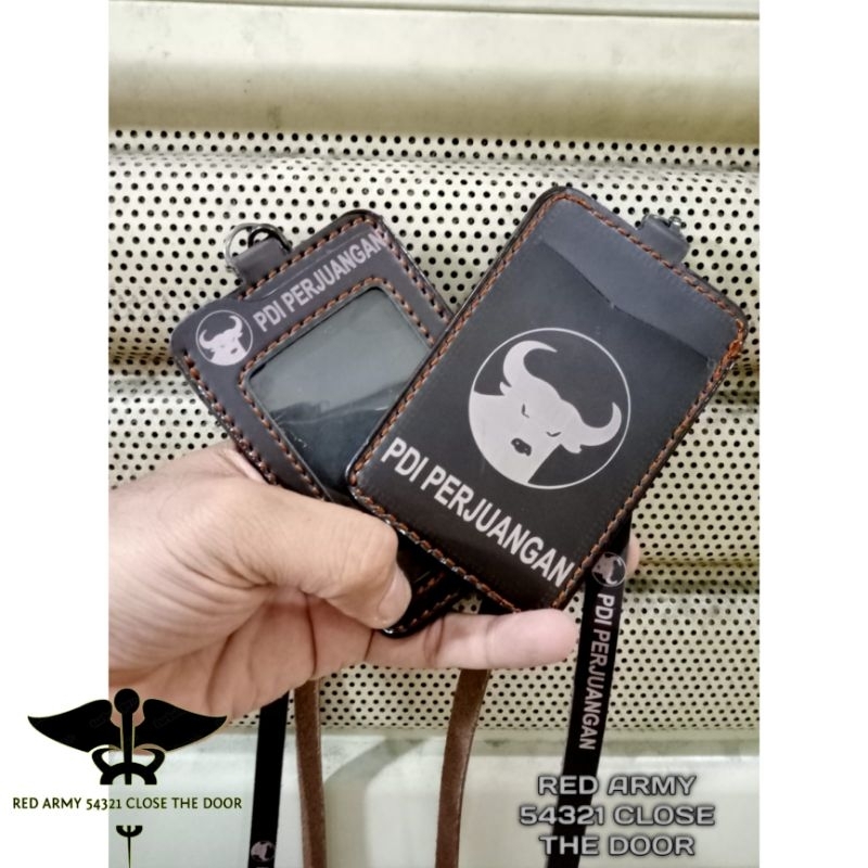 

ID Card Holder Tali Lanyard Name Tag Logo PDI PERJUANGAN