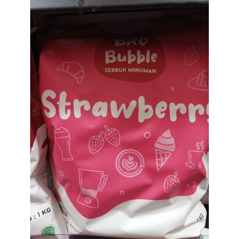 

Bubuk Minuman Bro Bubble Strawberry 1kg