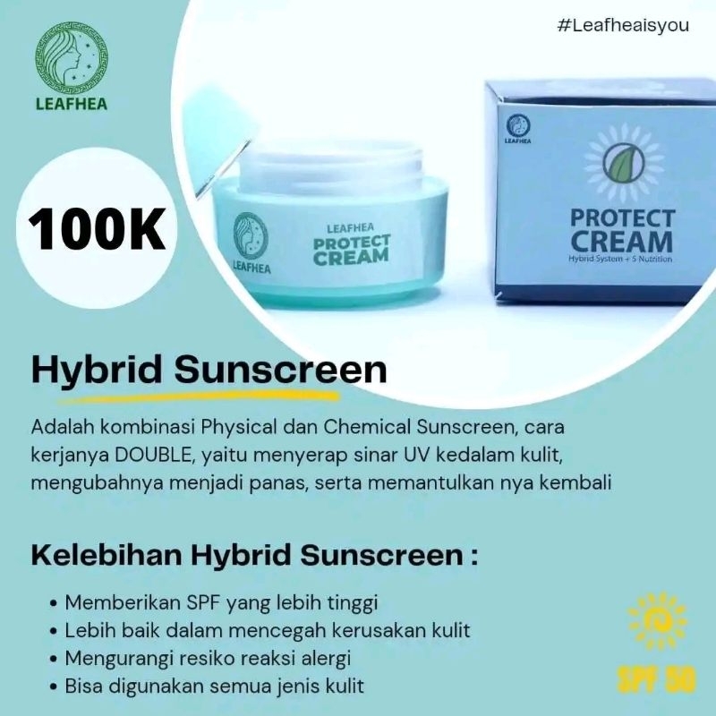 Protect Cream Leafhea (sunscreen)