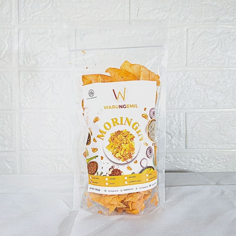 

Warungemil MORINGIN Balado 100gr - Cimol Kering Tipis Renyah