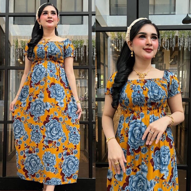 daster kerut dada panjang