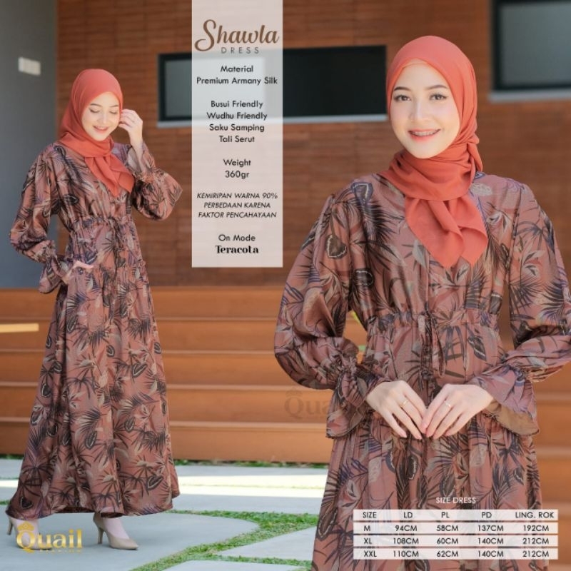 Gamis Shawla Dress by Quail Hijab