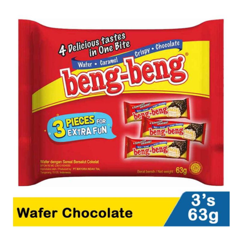 

Beng-beng Wafer coklat 3x20 gr