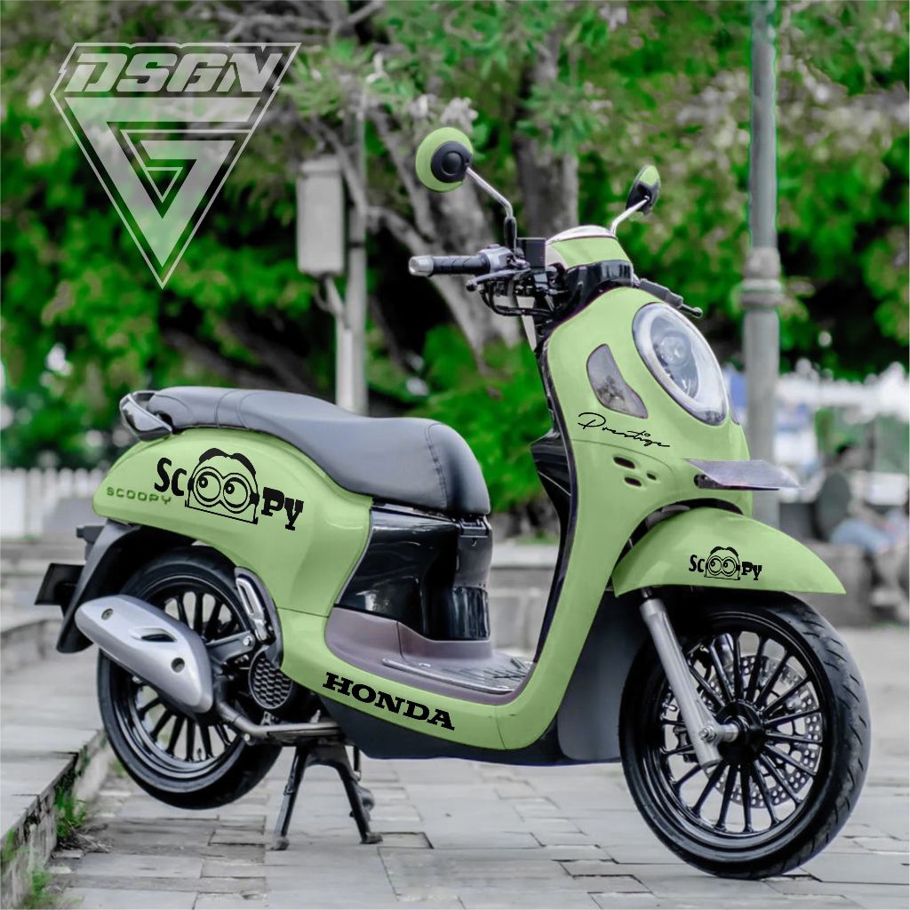 Decal sticker scoopy 2021 2022 2023 2024 full body Simple minion