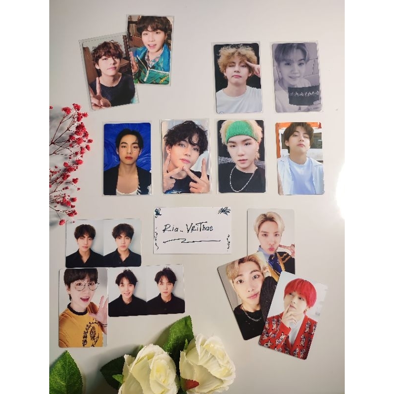 photocard Taehyung Yoongi Suga official
