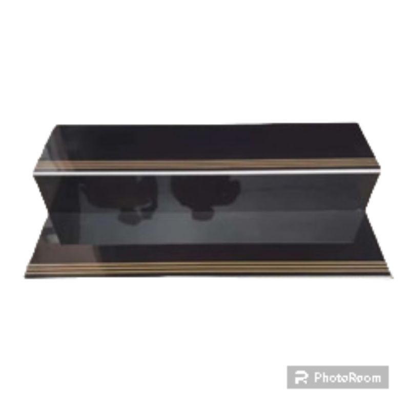 granit tangga rumah hitam polos stepnosing gold