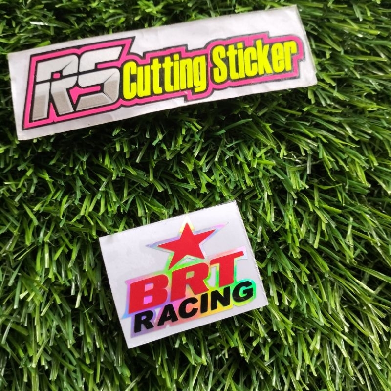 sticker BRT bintang racing team sticker cutting