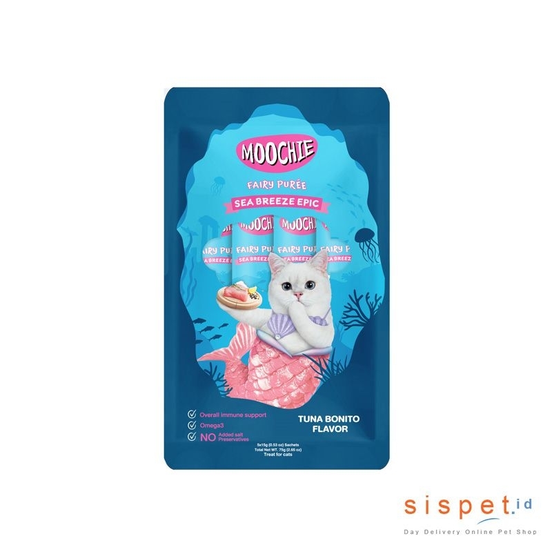 Moochie Cat Tuna Bonito Rasa 5x15gr