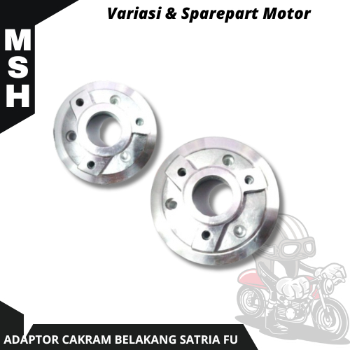 Adaptor Cakram Belakang Satria FU Plendes Cakram Satria FU Varian Tromol Kecil dan Tromol Besar