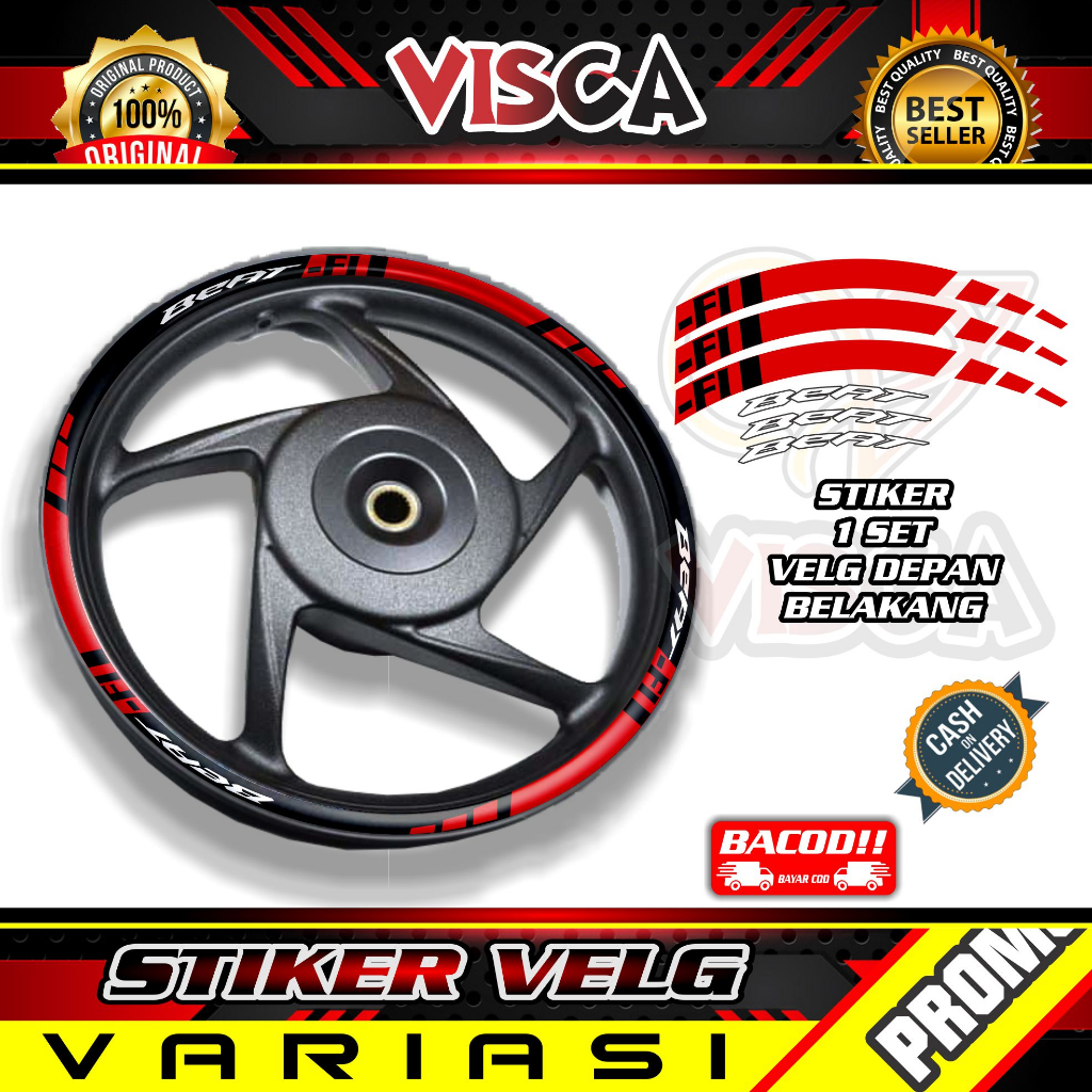 Stiker Velg List Velg Motor Stiker Velg Beat FI