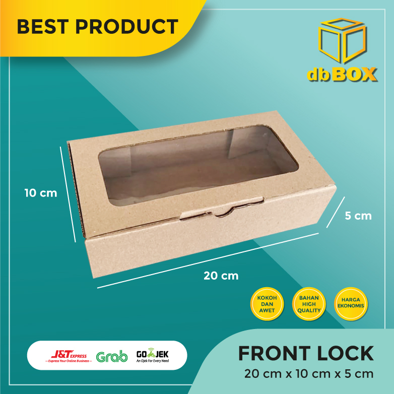 

(10Pcs) BOX MIKA 20x10x5 cm kardus die cut, untuk kue hampers gift box MIKA MIKA