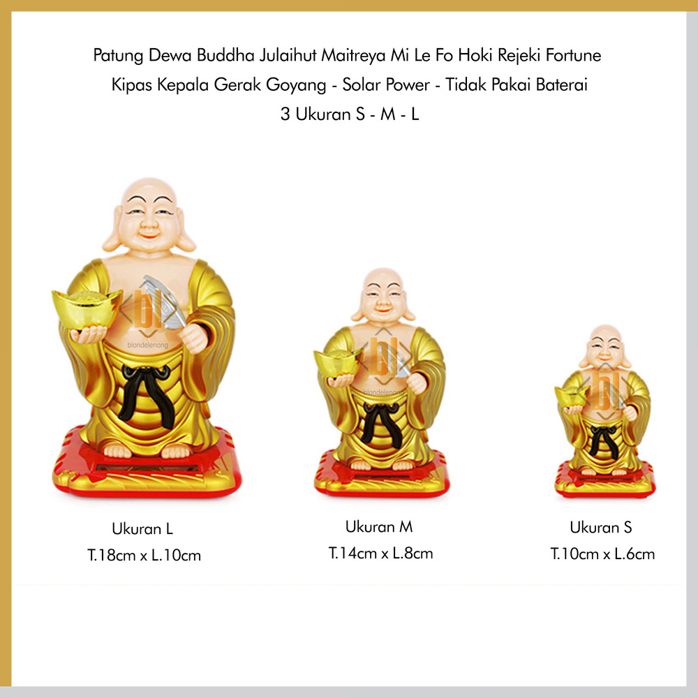 Patung Pajangan Hiasan Dewa Julaihut Maitreya Milefo Yenpao Yuan Bao Hoki Rejeki Lucky Fortune Rupan