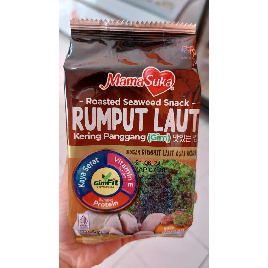 

rumput laut mama suka rasa bbq / yogyakarta 1pcs
