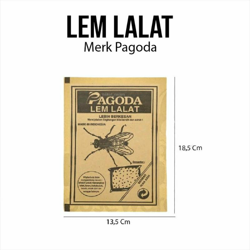 

LEM LALAT PAGODA KUALITAS SUPER AMPUH isi 10 lembar