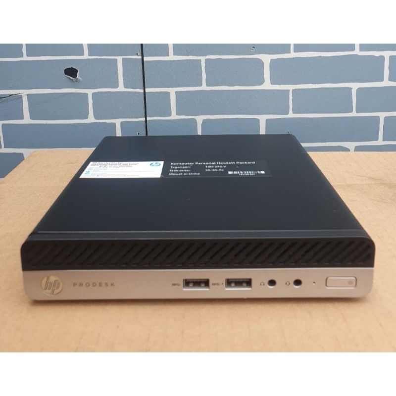 MINI PC HP PRODESK 405 G4 MINI PC RYZEN 3 2200G RAM 8 GB SSD 256 GB MANTAP