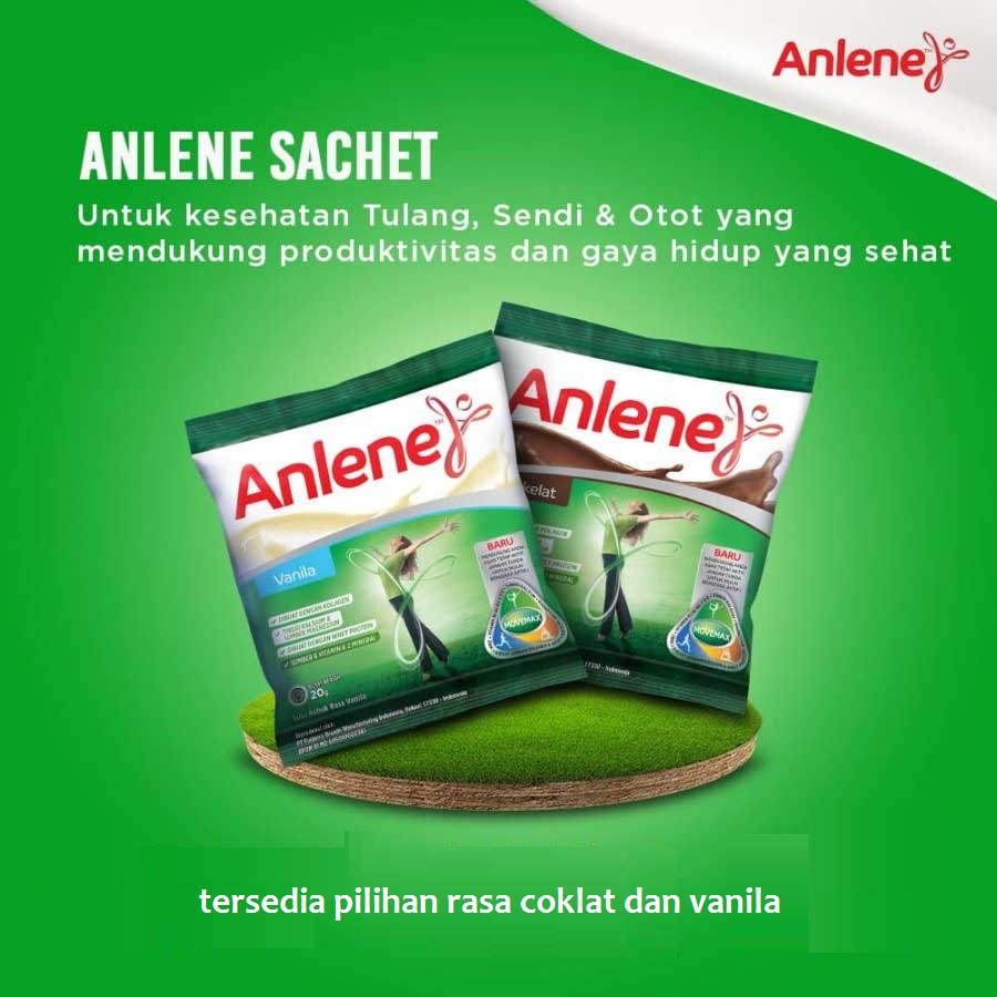 

Susu Bubuk Anlene Sachet (1 renceng 10 sachet)