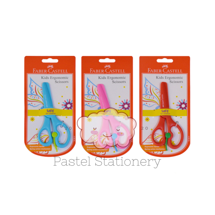 

Gunting Anak Faber Castell - Kids Ergonomic Scissors Faber-Castell