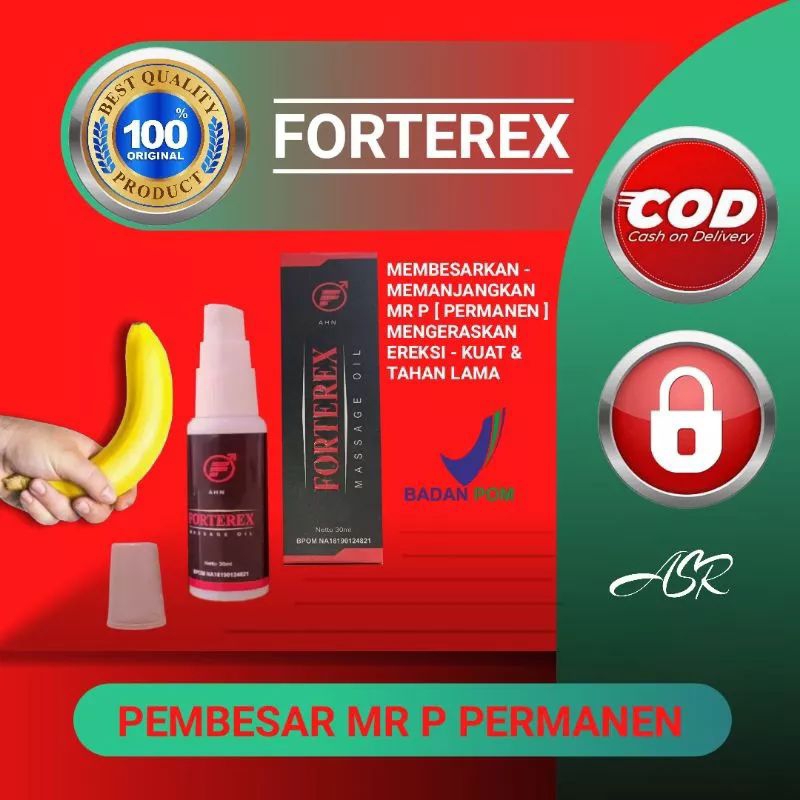 FORTEREX PembesarPenis Tercepat Dan Permanen 100% Original