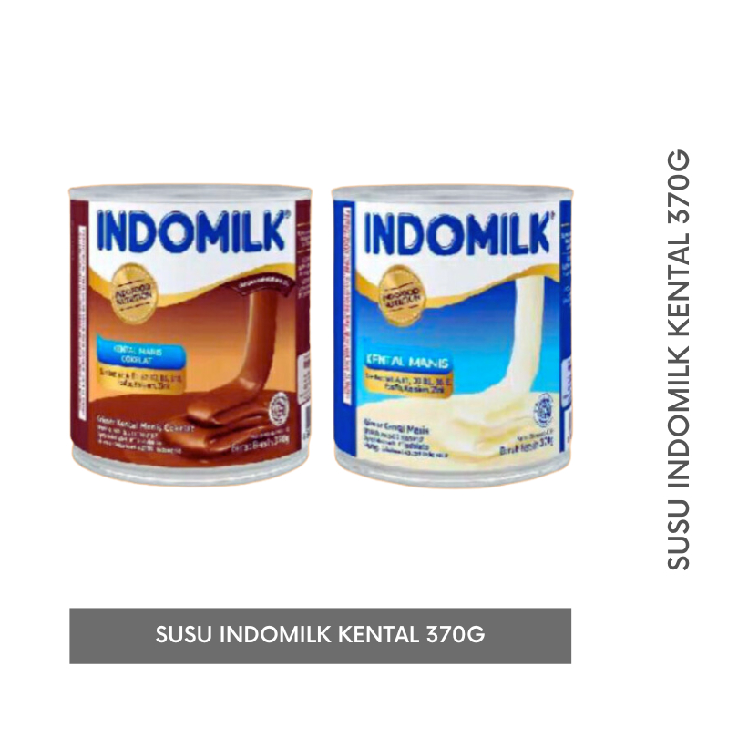 

Susu Indomilk Kental 370g Manis Putih dan Coklat