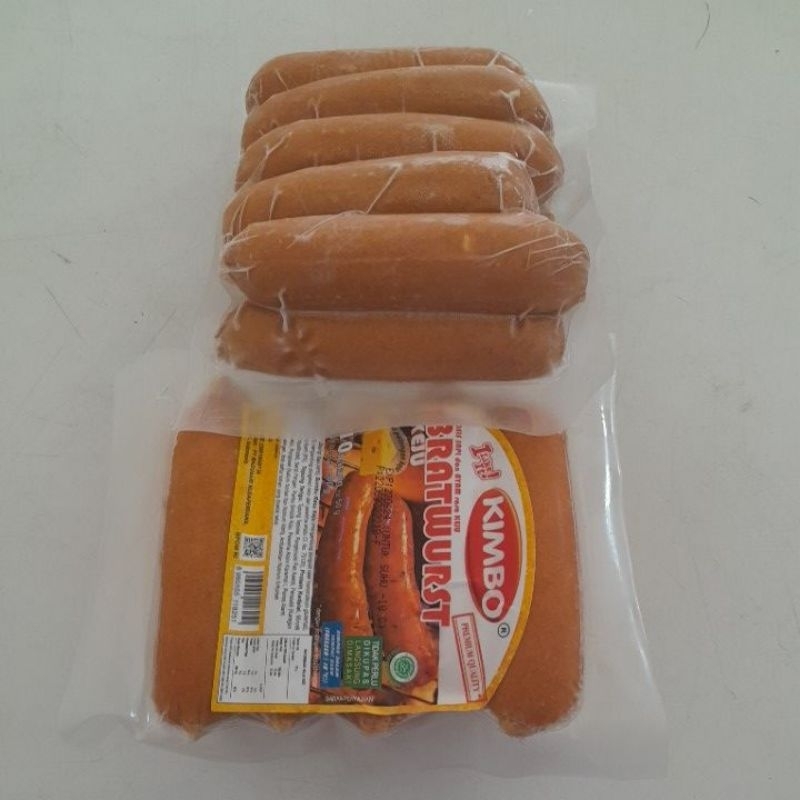 

Frozen Food - Kimbo Mini Bratwurts Keju 500gram